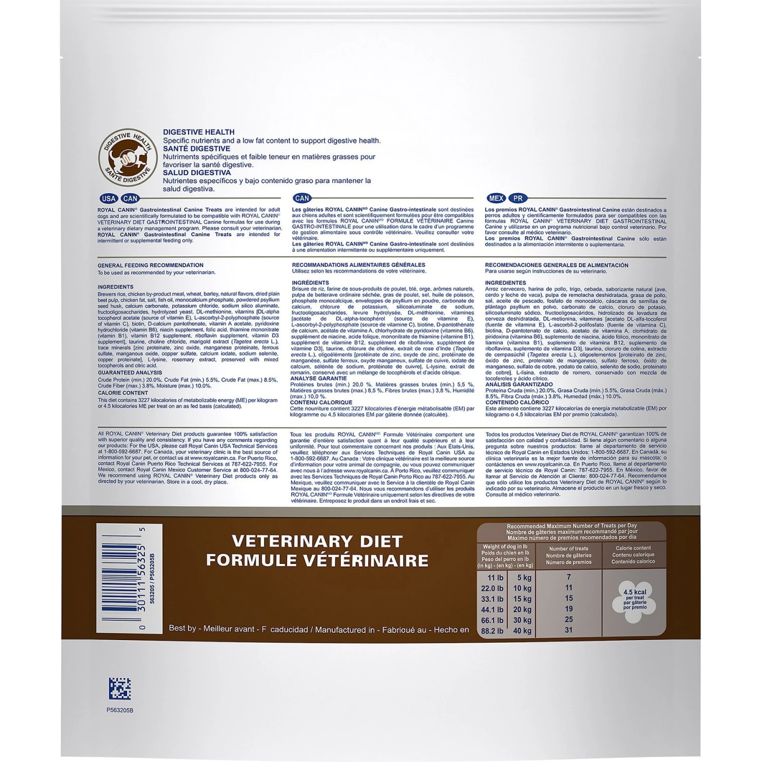 Royal Canin Veterinary Diet Adult Gastrointestinal Dog Treats 4 Royal Canin Veterinary Diet Adult Gastrointestinal Dog Treats - Image 2