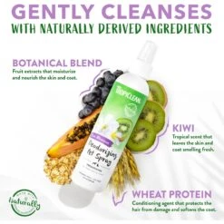 TropiClean Kiwi Blossom Deodorizing Dog & Cat Spray 12 TropiClean Kiwi Blossom Deodorizing Dog & Cat Spray -Snuggle Paws 101307 PT3. AC SS1800 V1684417215