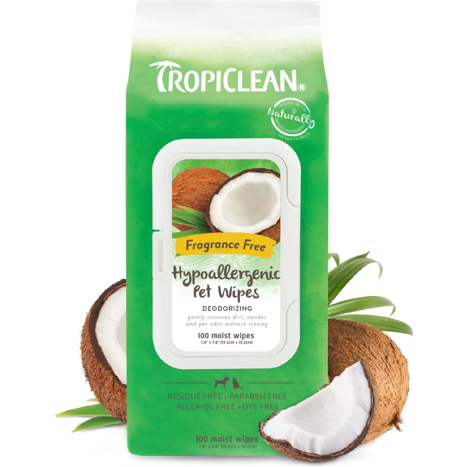 TropiClean Hypo Allergenic Deodorizing Dogs Wipes 3 TropiClean Hypo Allergenic Deodorizing Dogs Wipes
