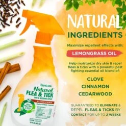 TropiClean Natural Flea & Tick Dog & Bedding Spray -Snuggle Paws 101340 PT3. AC SS1800 V1684454042