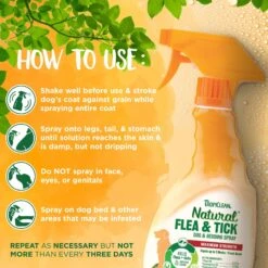 TropiClean Natural Flea & Tick Dog & Bedding Spray -Snuggle Paws 101340 PT5. AC SS1800 V1684454095