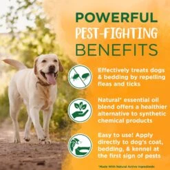 TropiClean Natural Flea & Tick Dog & Bedding Spray -Snuggle Paws 101340 PT6. AC SS1800 V1684492269