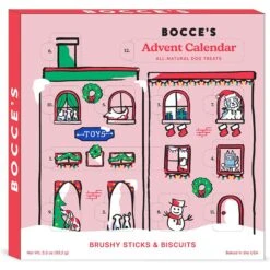 Bocce's Bakery 12 Day Advent Calendar Soft & Chewy Dog Treats, 3.5-oz Bag