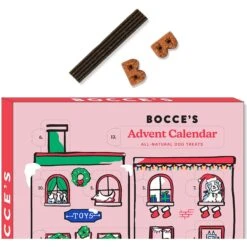 Bocce's Bakery 12 Day Advent Calendar Soft & Chewy Dog Treats, 3.5-oz Bag -Snuggle Paws 1016630 PT2. AC SS1800 V1700861306
