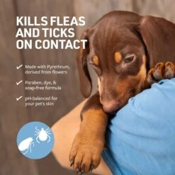 Veterinary Formula Clinical Care Flea & Tick Shampoo -Snuggle Paws 101839 PT3. AC SS1800 V1632797277