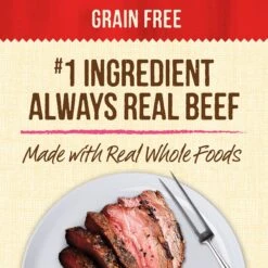 Merrick Lil' Plates Grain-Free Small Breed Wet Dog Food Teeny Texas Steak Tips Dinner -Snuggle Paws 102310 PT2. AC SS1800 V1647898083