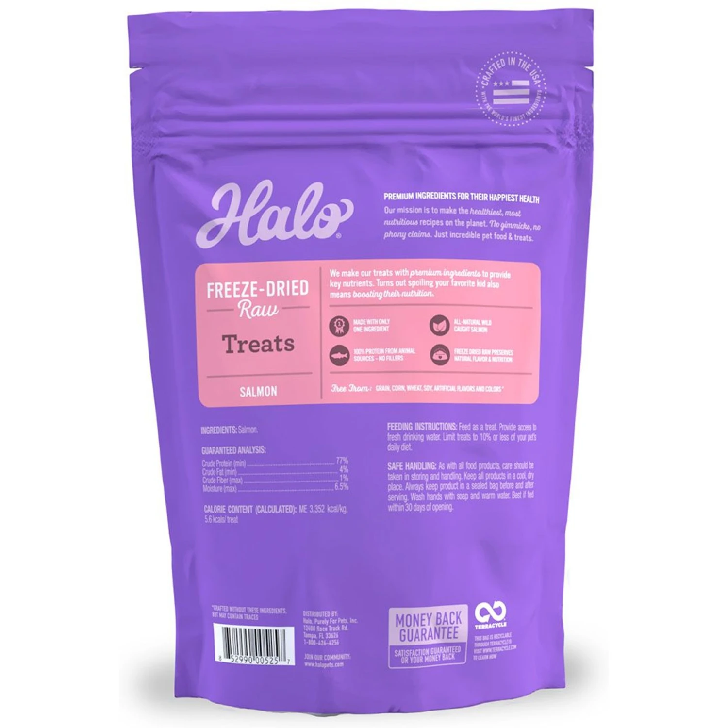 Halo Wild Caught Salmon Raw Freeze-Dried Dog Treats 5 Halo Wild Caught Salmon Raw Freeze-Dried Dog Treats - Image 3