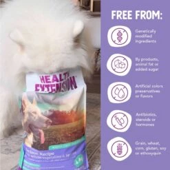 Health Extension Grain-Free Venison & Sweet Potato Recipe Dry Dog Food 15 Health Extension Grain-Free Venison & Sweet Potato Recipe Dry Dog Food -Snuggle Paws 105292 PT5. AC SS1800 V1536183946