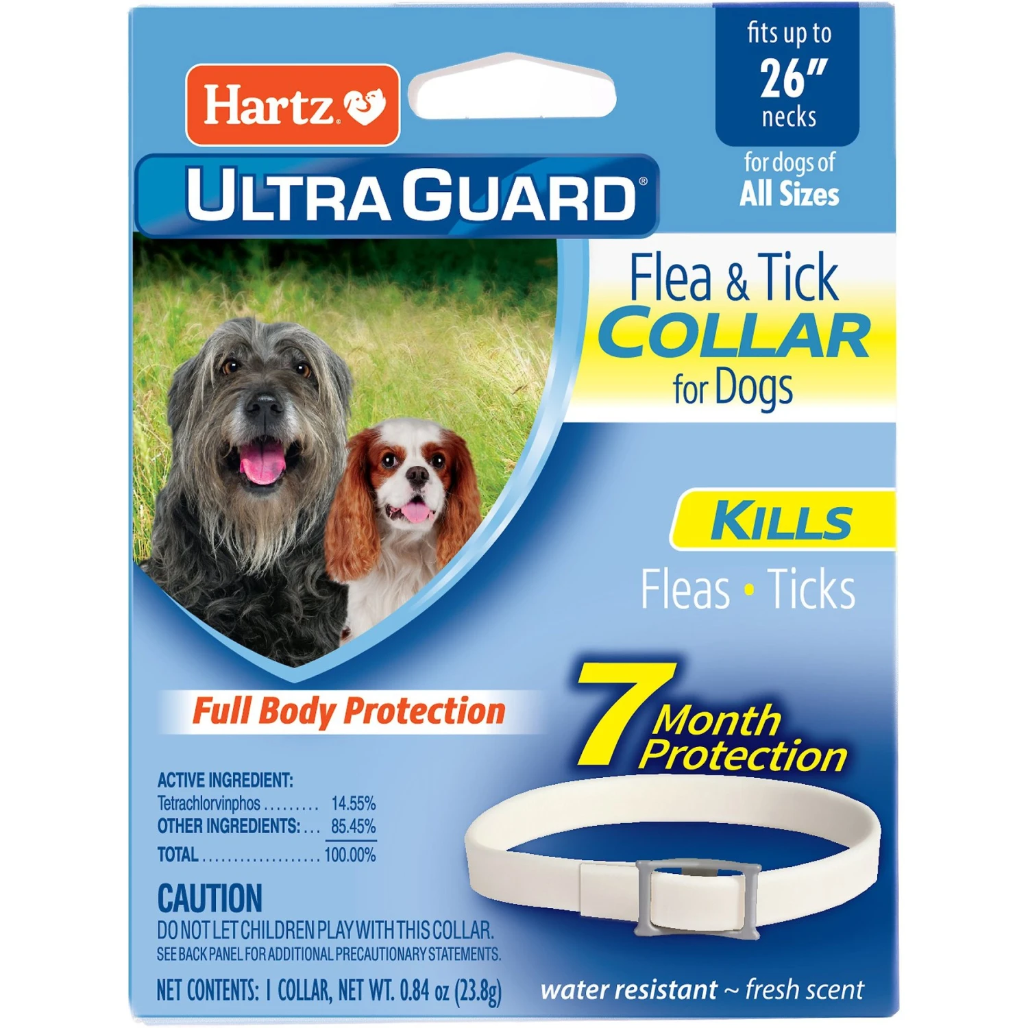Hartz UltraGuard Flea & Tick Collar For Dogs, Up To 26" Neck 3 Hartz UltraGuard Flea & Tick Collar For Dogs, Up To 26" Neck
