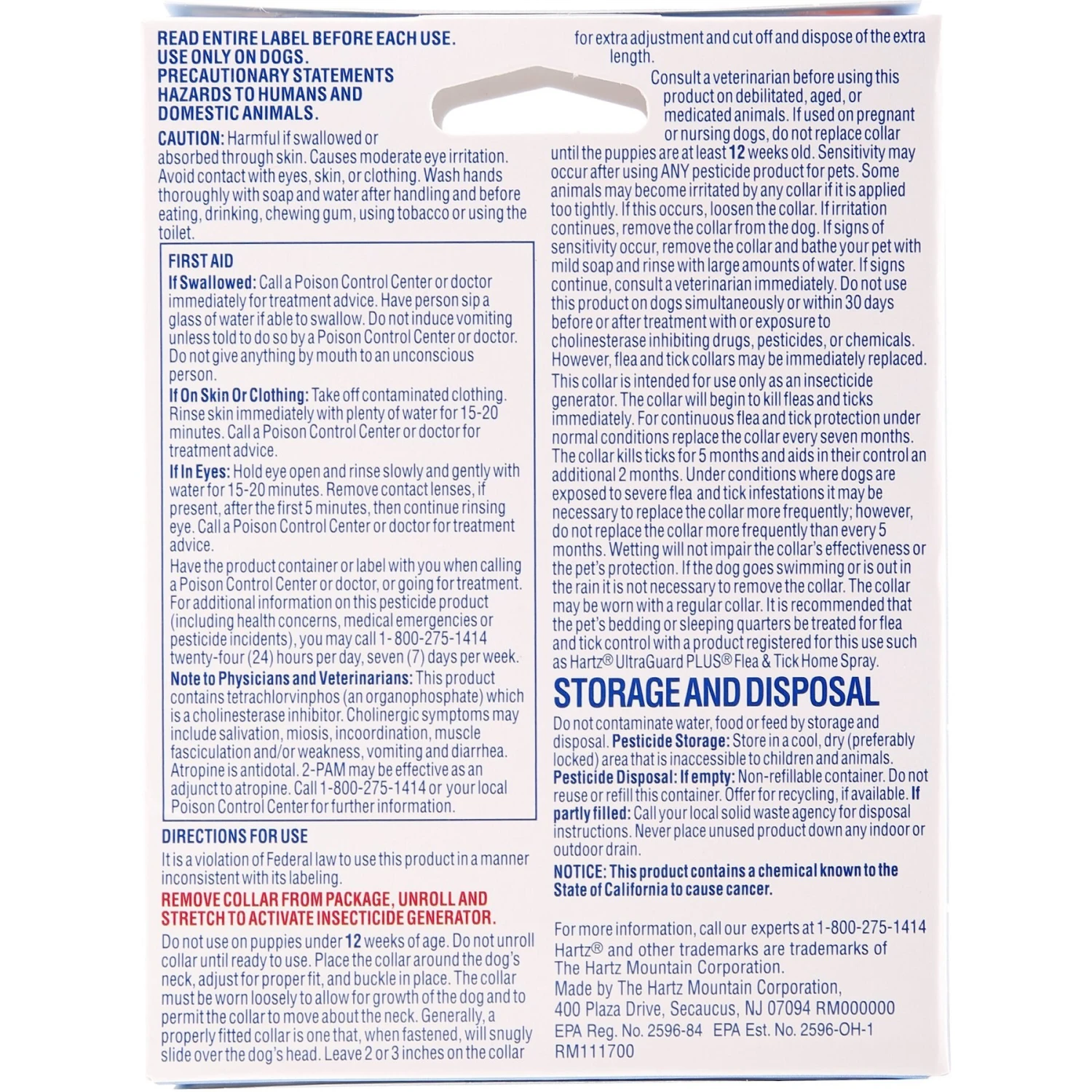 Hartz UltraGuard Flea & Tick Collar For Dogs, Up To 26" Neck 4 Hartz UltraGuard Flea & Tick Collar For Dogs, Up To 26" Neck - Image 2