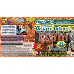 Gentle Giants Natural Non-GMO Puppy Grain-Free Salmon Wet Dog Food 14 Gentle Giants Natural Non-GMO Puppy Grain-Free Salmon Wet Dog Food -Snuggle Paws 106380 PT3. AC SS1800 V1690829811
