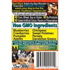 Gentle Giants Natural Non-GMO Puppy Grain-Free Salmon Wet Dog Food 16 Gentle Giants Natural Non-GMO Puppy Grain-Free Salmon Wet Dog Food -Snuggle Paws 106380 PT5. AC SS1800 V1690829818