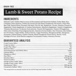 American Journey Lamb & Sweet Potato Recipe Grain-Free Dry Dog Food -Snuggle Paws 108419 PT8. AC SS1800 V1665684596