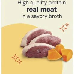 CANIDAE PURE Petite All Stages Small Breed Pottage Style Dinner With Duck & Pumpkin Breed Wet Dog Food Trays, 3.5-oz, Case Of 12 -Snuggle Paws 108458 PT3. AC SS1800 V1657655129