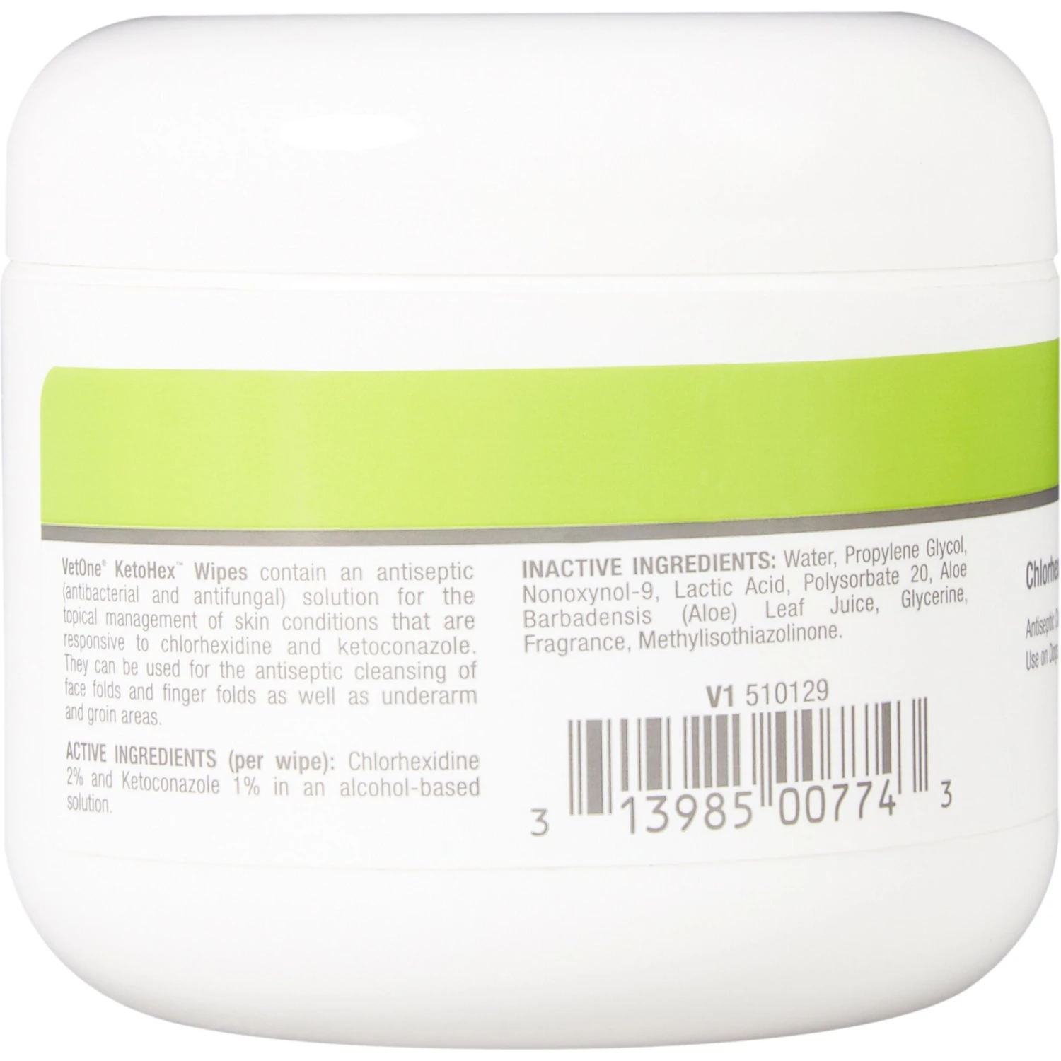 VetOne KetoHex Antiseptic Pet Wipes 4 VetOne KetoHex Antiseptic Pet Wipes - Image 2