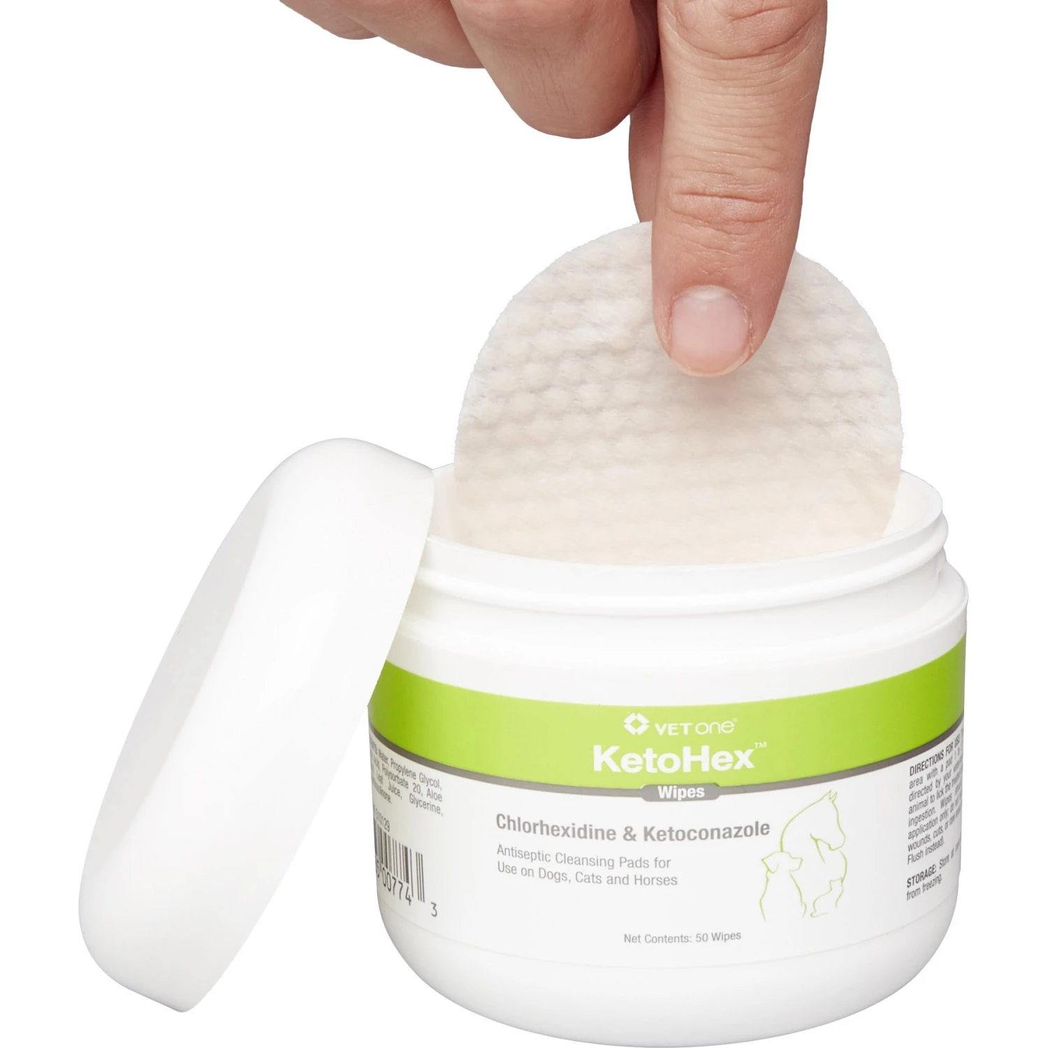 VetOne KetoHex Antiseptic Pet Wipes 5 VetOne KetoHex Antiseptic Pet Wipes - Image 3