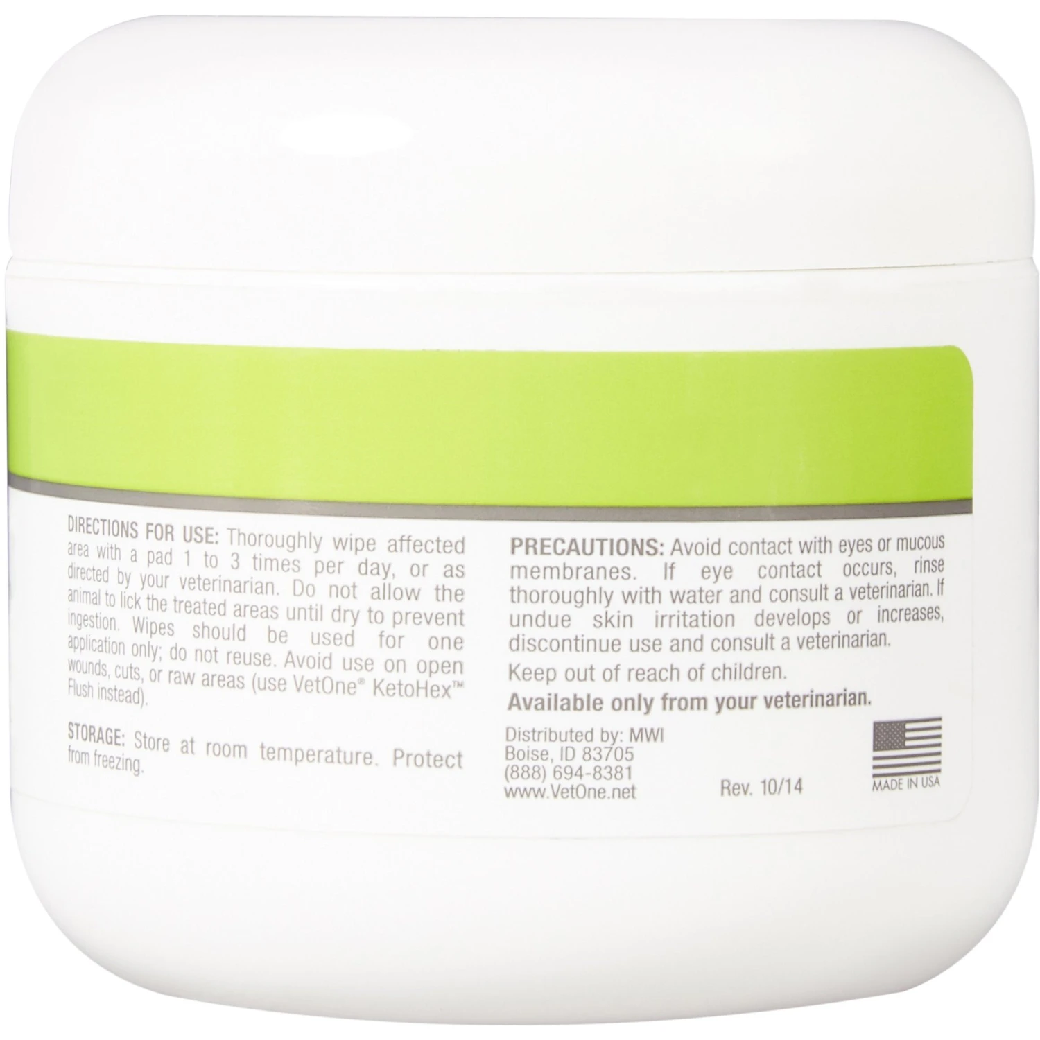 VetOne KetoHex Antiseptic Pet Wipes 7 VetOne KetoHex Antiseptic Pet Wipes - Image 5