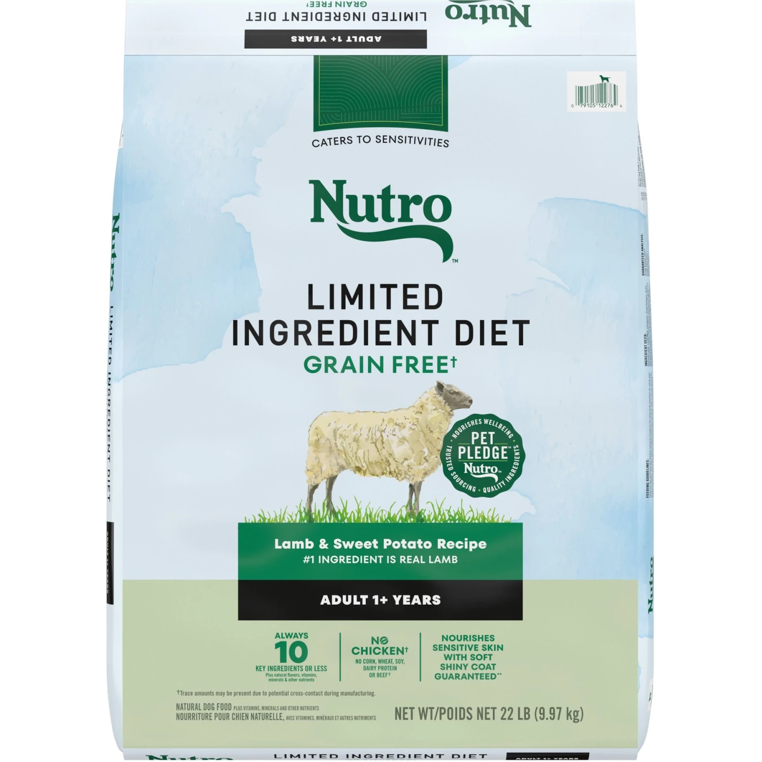 Nutro Limited Ingredient Diet Sensitive Support With Real Lamb & Sweet Potato Grain-Free Adult Dry Dog Food 3 Nutro Limited Ingredient Diet Sensitive Support With Real Lamb & Sweet Potato Grain-Free Adult Dry Dog Food