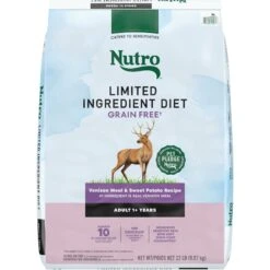 Nutro Limited Ingredient Diet Sensitive Support With Real Venison Meal & Sweet Potato Grain-Free Adult Dry Dog Food