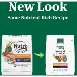 Nutro Natural Choice Small Bites Adult Chicken & Brown Rice Recipe Dry Dog Food -Snuggle Paws 109418 PT2. AC SS1800 V1691417083