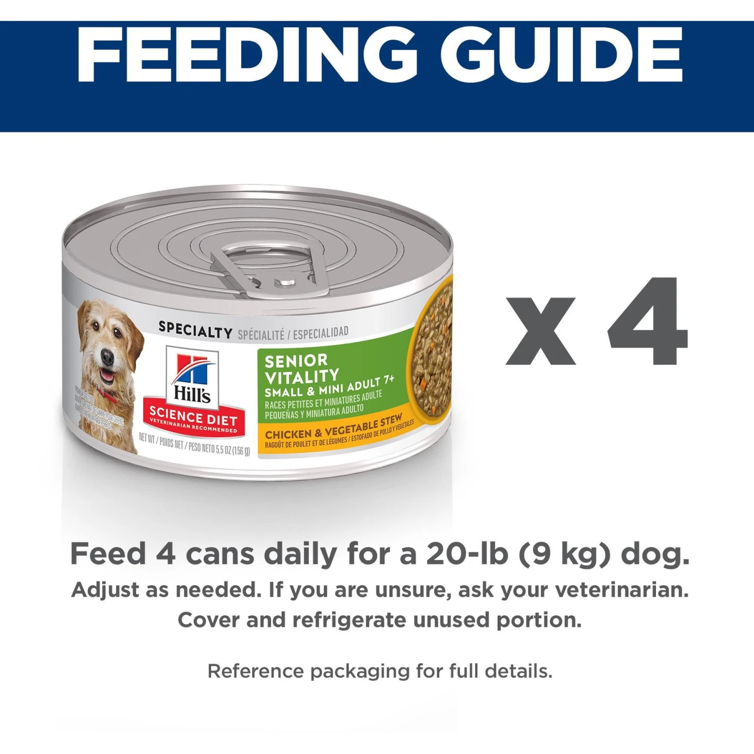 Hill's Science Diet Adult 7+ Small & Mini Senior Vitality Chicken & Vegetable Stew Canned Dog Food 8 Hill's Science Diet Adult 7+ Small & Mini Senior Vitality Chicken & Vegetable Stew Canned Dog Food - Image 6