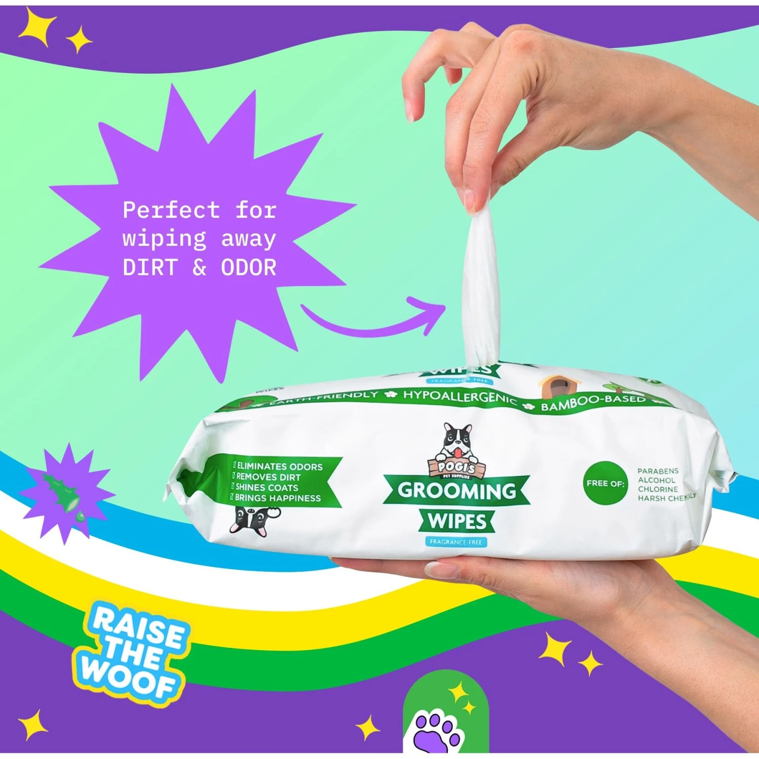 Pogi's Pet Supplies Deodorizing Wipes For Dogs & Cats 7 Pogi's Pet Supplies Deodorizing Wipes For Dogs & Cats - Image 5
