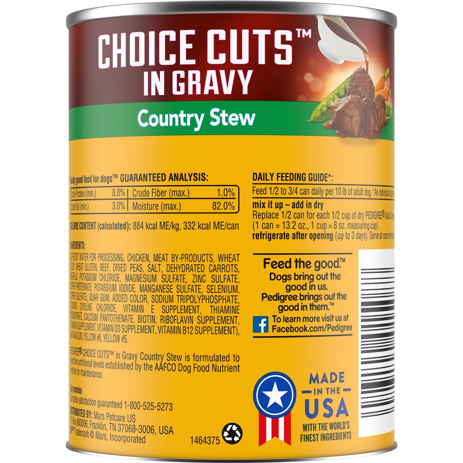 Pedigree Choice Cuts In Gravy Country Stew Adult Canned Wet Dog Food 4 Pedigree Choice Cuts In Gravy Country Stew Adult Canned Wet Dog Food - Image 2