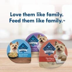 Blue Buffalo Divine Delights Filet Mignon Flavor Pate Dog Food Trays -Snuggle Paws 114264 PT8. AC SS1800 V1642651024