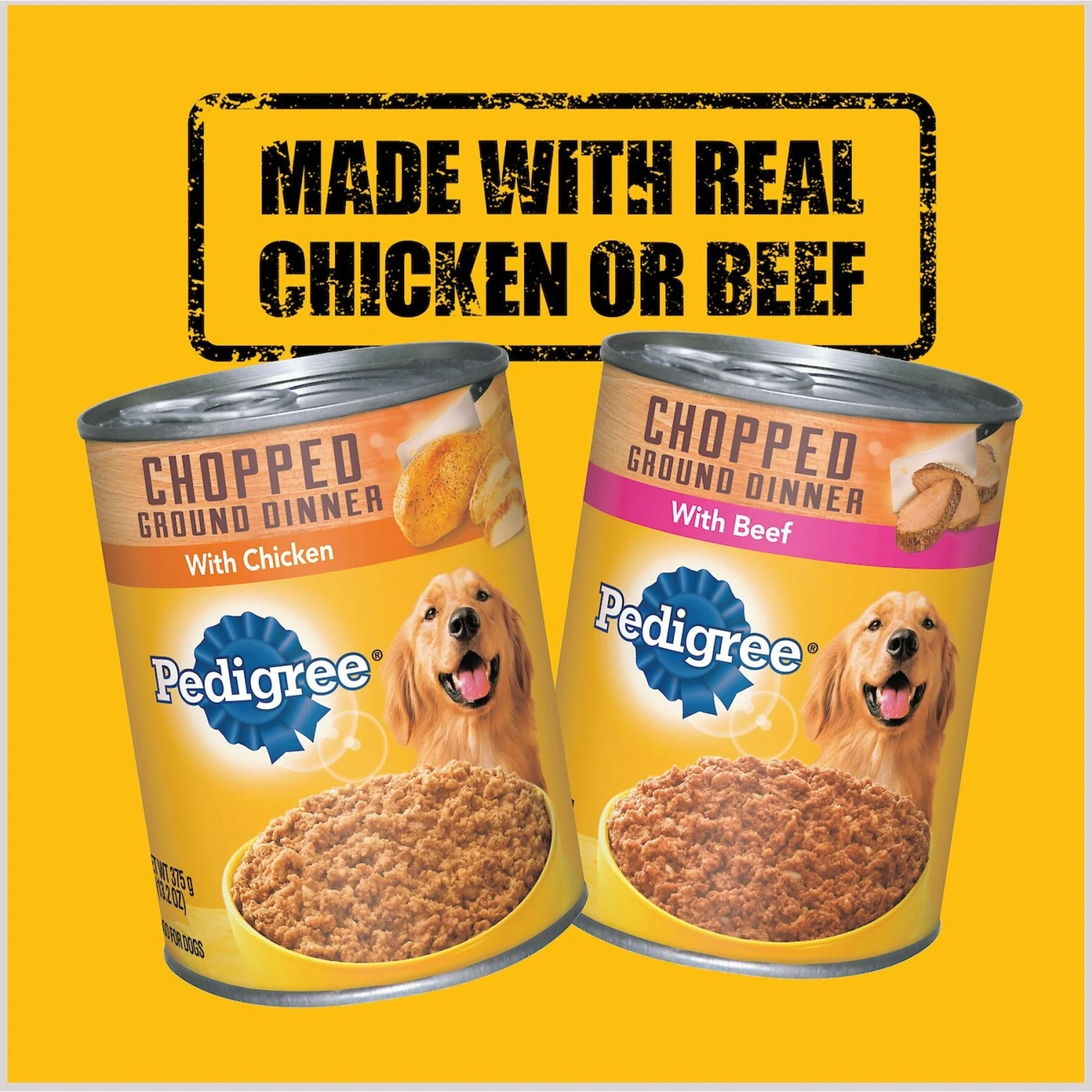 Pedigree Chopped Ground Dinner Chicken With Beef Adult Canned Wet Dog Food Variety Pack 5 Pedigree Chopped Ground Dinner Chicken With Beef Adult Canned Wet Dog Food Variety Pack - Image 3