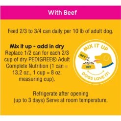 Pedigree Chopped Ground Dinner Chicken With Beef Adult Canned Wet Dog Food Variety Pack 19 Pedigree Chopped Ground Dinner Chicken With Beef Adult Canned Wet Dog Food Variety Pack -Snuggle Paws 114330 PT8. AC SS1800 V1665174293