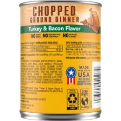 Pedigree Chopped Ground Dinner Turkey & Bacon Flavor Adult Canned Wet Dog Food 11 Pedigree Chopped Ground Dinner Turkey & Bacon Flavor Adult Canned Wet Dog Food -Snuggle Paws 114373 PT1. AC SS1800 V1652890918