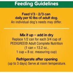 Pedigree Chopped Ground Dinner Turkey & Bacon Flavor Adult Canned Wet Dog Food 17 Pedigree Chopped Ground Dinner Turkey & Bacon Flavor Adult Canned Wet Dog Food -Snuggle Paws 114373 PT7. AC SS1800 V1657655272