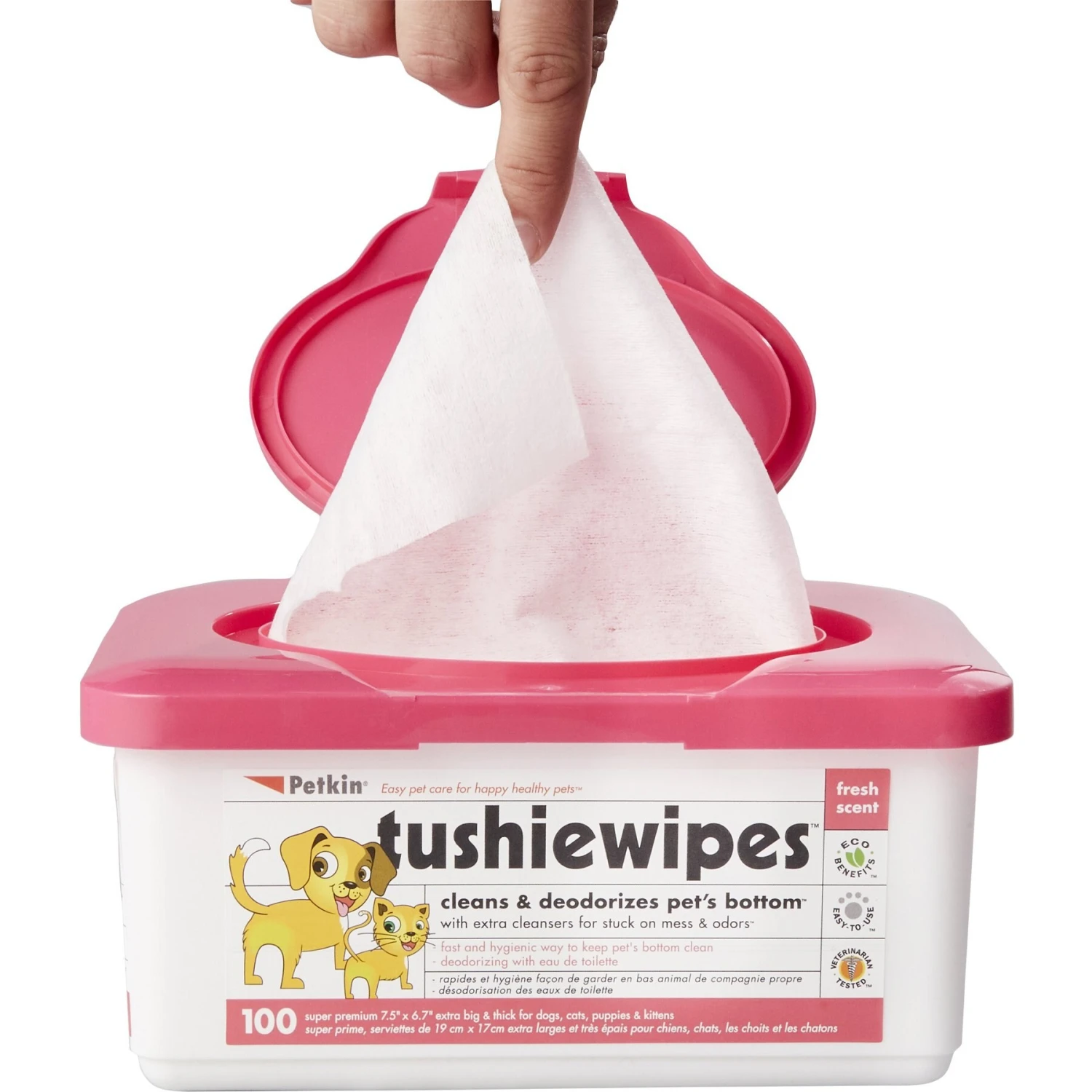 Petkin Dog & Cat Tushie Wipes 5 Petkin Dog & Cat Tushie Wipes - Image 3
