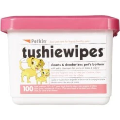 Petkin Dog & Cat Tushie Wipes 15 Petkin Dog & Cat Tushie Wipes -Snuggle Paws 115309 PT8. AC SS1800 V1543860472