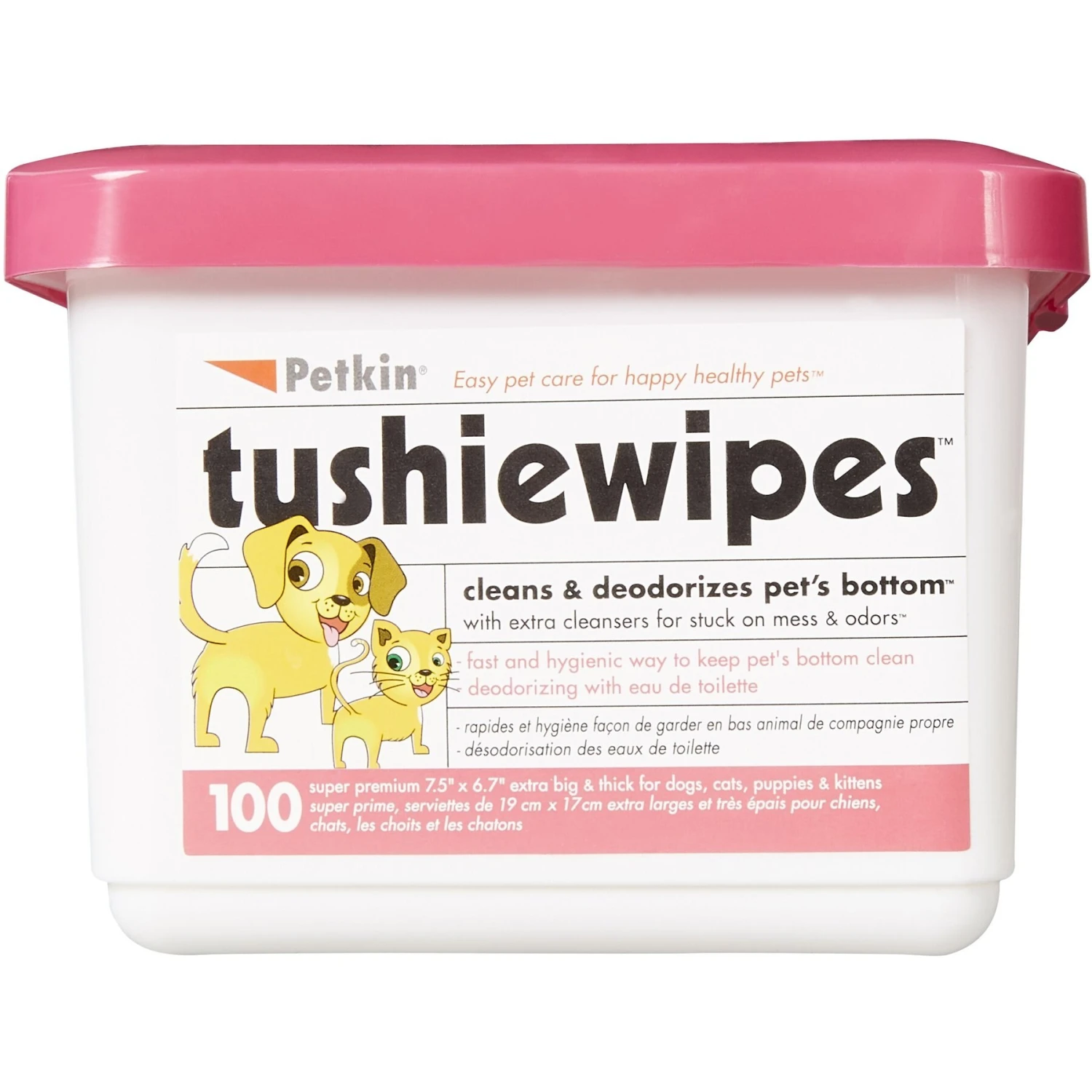 Petkin Dog & Cat Tushie Wipes 9 Petkin Dog & Cat Tushie Wipes - Image 7