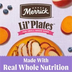 Merrick Lil' Plates Grain-Free Small Breed Dry Dog Food Puppy Real Chicken + Sweet Potato Recipe -Snuggle Paws 117750 PT4. AC SS1800 V1680814587