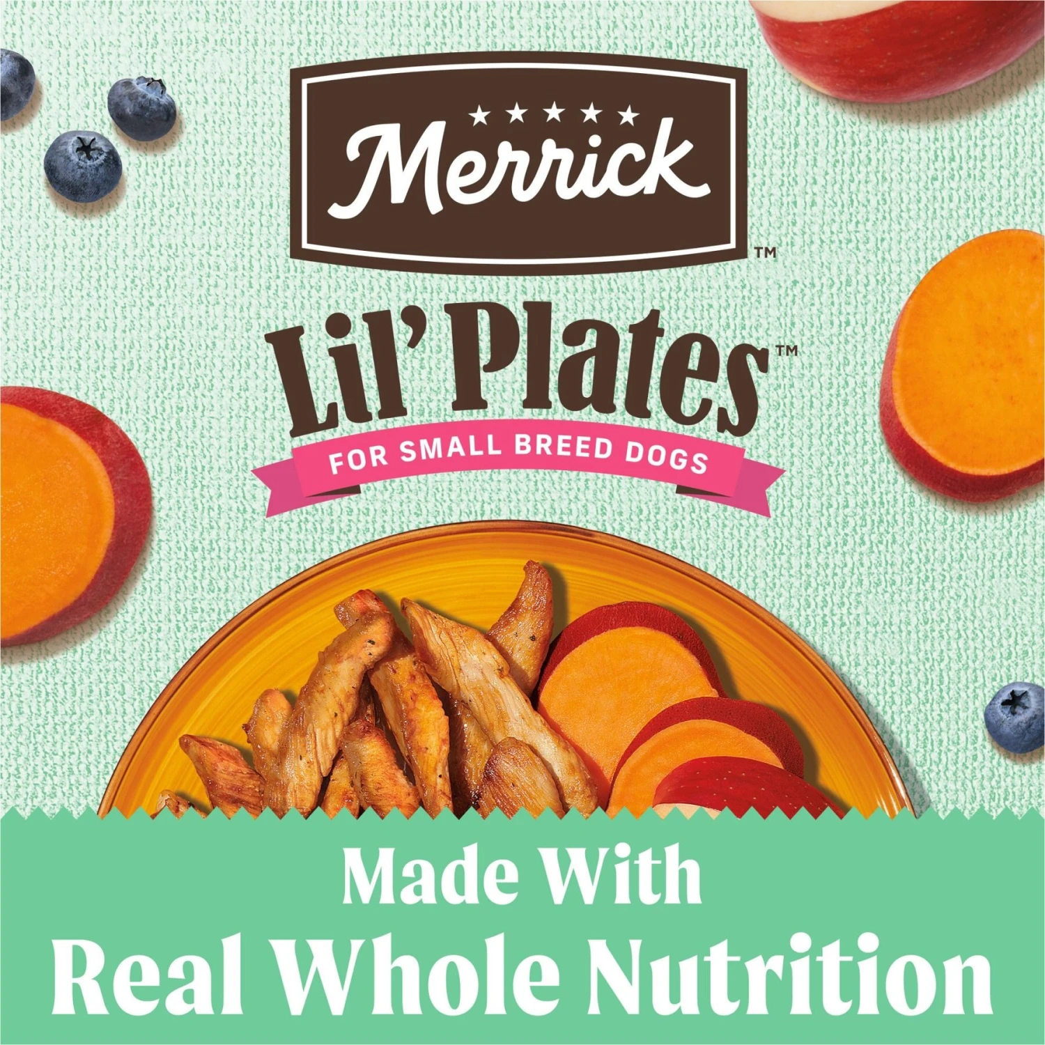 Merrick Lil' Plates Grain-Free Small Breed Dry Dog Food Senior Real Chicken + Sweet Potato Recipe 7 Merrick Lil' Plates Grain-Free Small Breed Dry Dog Food Senior Real Chicken + Sweet Potato Recipe - Image 5