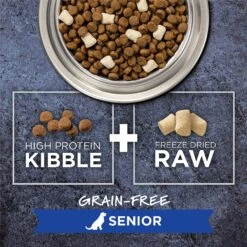 Instinct Raw Boost Senior Grain-Free Recipe With Real Chicken & Freeze-Dried Raw Pieces Dry Dog Food -Snuggle Paws 119095 PT2. AC SS1800 V1649935354