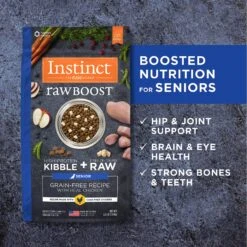 Instinct Raw Boost Senior Grain-Free Recipe With Real Chicken & Freeze-Dried Raw Pieces Dry Dog Food -Snuggle Paws 119095 PT5. AC SS1800 V1649881935