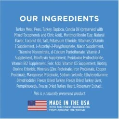 Instinct Limited Ingredient Diet Grain-Free Recipe With Real Turkey Freeze-Dried Raw Coated Dry Dog Food -Snuggle Paws 119105 PT5. AC SS1800 V1557772080