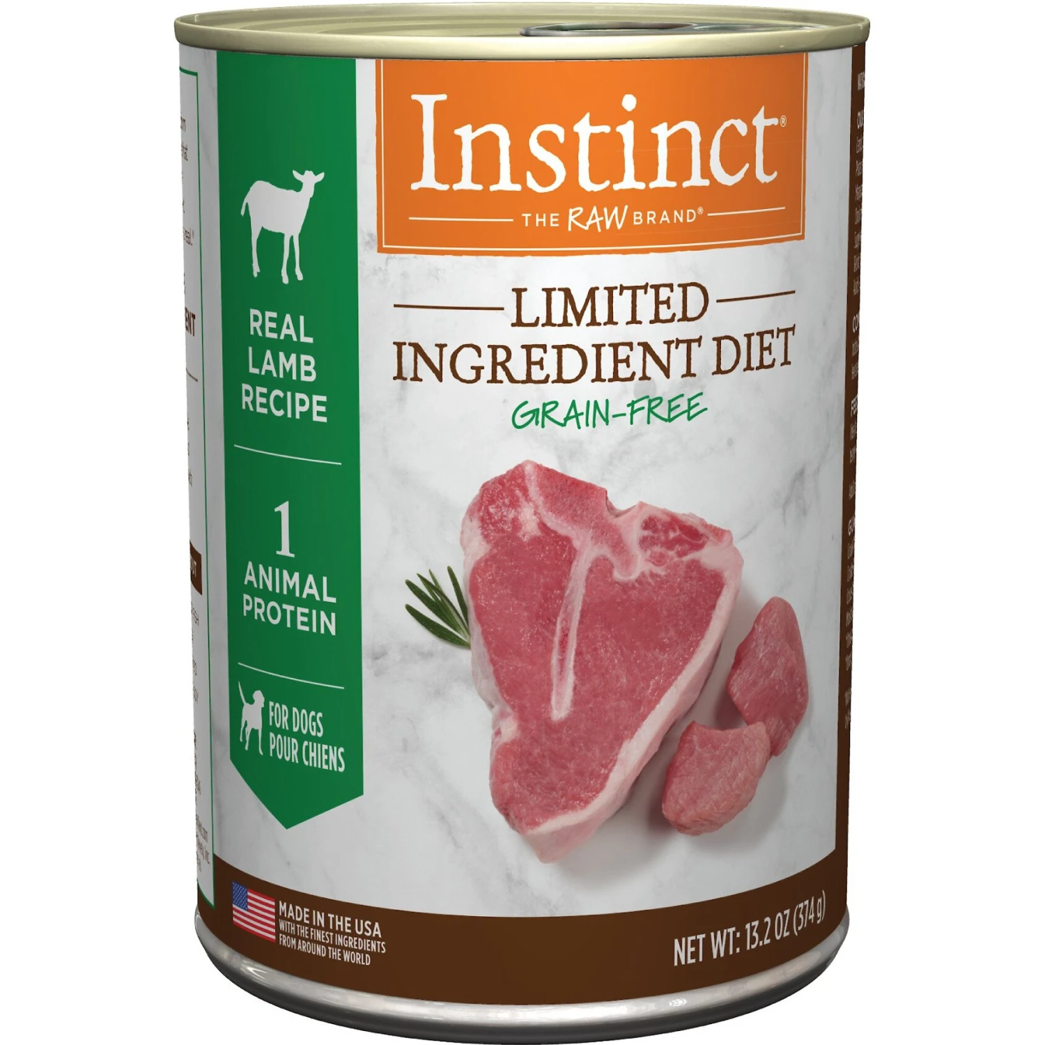 Instinct Limited Ingredient Diet Grain-Free Real Lamb Recipe Wet Canned Dog Food 3 Instinct Limited Ingredient Diet Grain-Free Real Lamb Recipe Wet Canned Dog Food