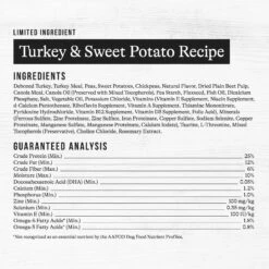American Journey Limited Ingredient Turkey & Sweet Potato Recipe Grain-Free Dry Dog Food 19 American Journey Limited Ingredient Turkey & Sweet Potato Recipe Grain-Free Dry Dog Food -Snuggle Paws 121242 PT8. AC SS1800 V1665684749