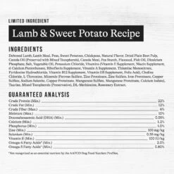 American Journey Limited Ingredient Lamb & Sweet Potato Recipe Grain-Free Dry Dog Food -Snuggle Paws 121256 PT8. AC SS1800 V1665684538