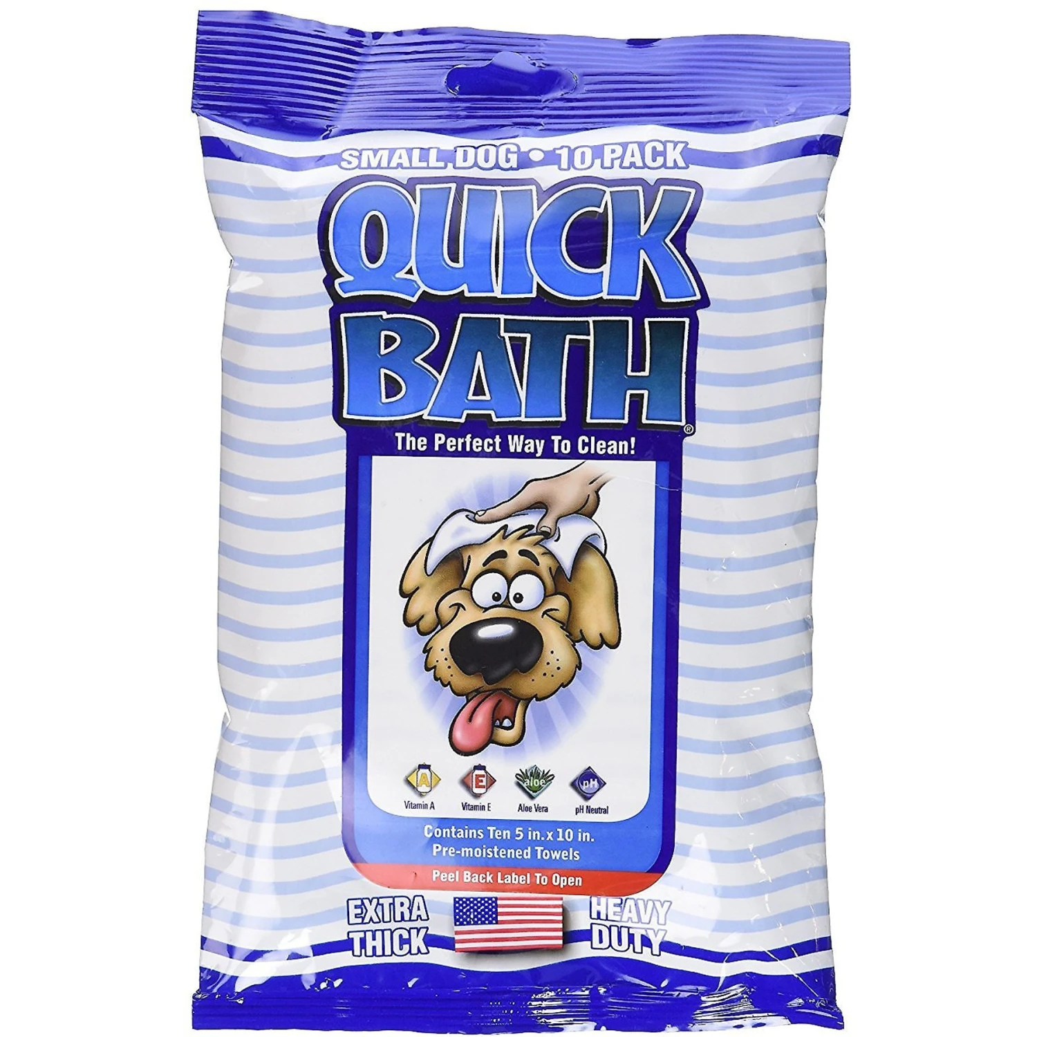 International Veterinary Sciences Quick Bath Small Breed Dog Wipes, 10 Count 3 International Veterinary Sciences Quick Bath Small Breed Dog Wipes, 10 Count