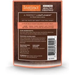 Instinct Healthy Cravings Grain-Free Cuts & Gravy Real Salmon Recipe Wet Dog Food Topper -Snuggle Paws 122333 PT1. AC SS1800 V1701881109