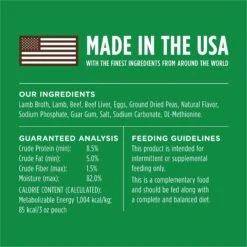 Instinct Healthy Cravings Grain-Free Cuts & Gravy Real Lamb Recipe Wet Dog Food Topper -Snuggle Paws 122335 PT7. AC SS1800 V1701881291