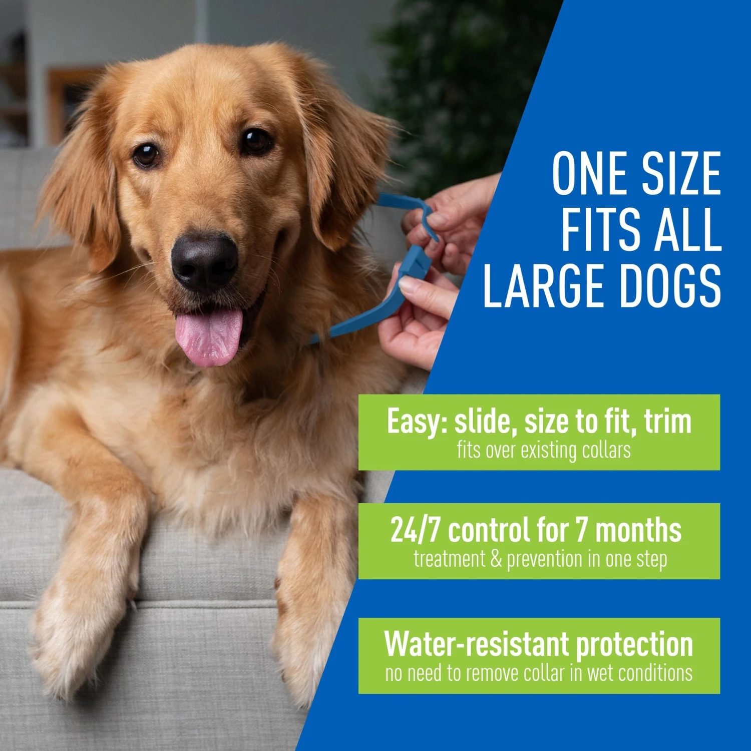 Adams® Adams Flea & Tick Collar For Dogs, Medium, Large, & Giant Breeds, 1 Collar (7-mos. Supply) 5 Adams® Adams Flea & Tick Collar For Dogs, Medium, Large, & Giant Breeds, 1 Collar (7-mos. Supply) - Image 3