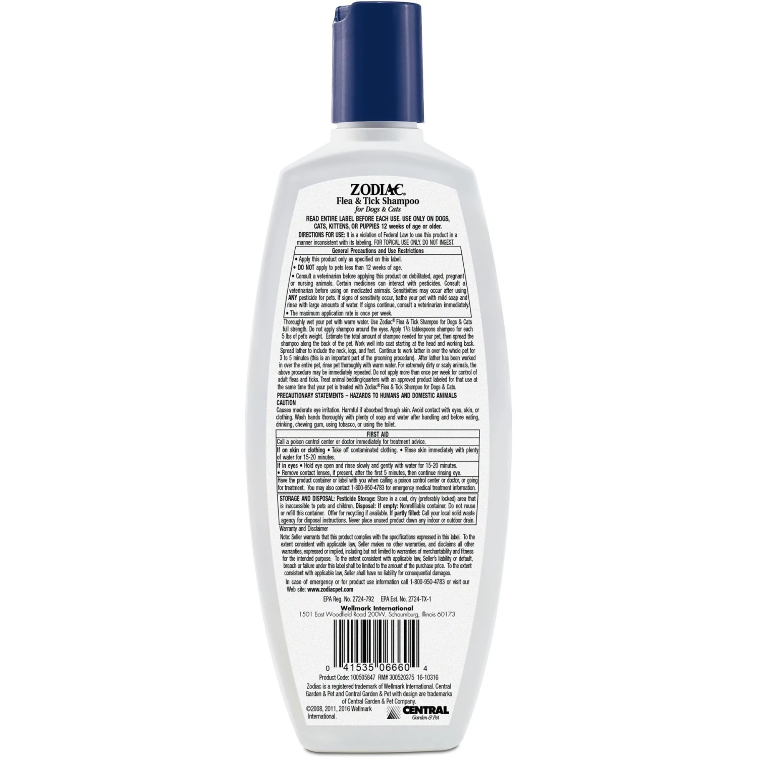 Zodiac Flea & Tick Shampoo For Dogs & Cats 4 Zodiac Flea & Tick Shampoo For Dogs & Cats - Image 2