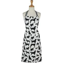 Design Imports Dog Show Printed Chef's Apron