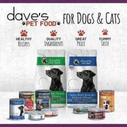 Dave's Pet Food Restricted Bland Diet Lamb & Rice Formula Canned Dog Food -Snuggle Paws 123835 PT6. AC SS1800 V1516740047